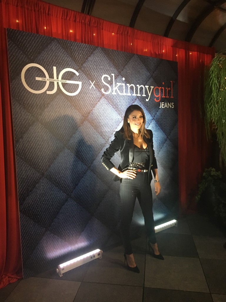 Vinyl wall graphic of OJG x Skinnygirl Jeans