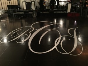 long island wedding floor decals