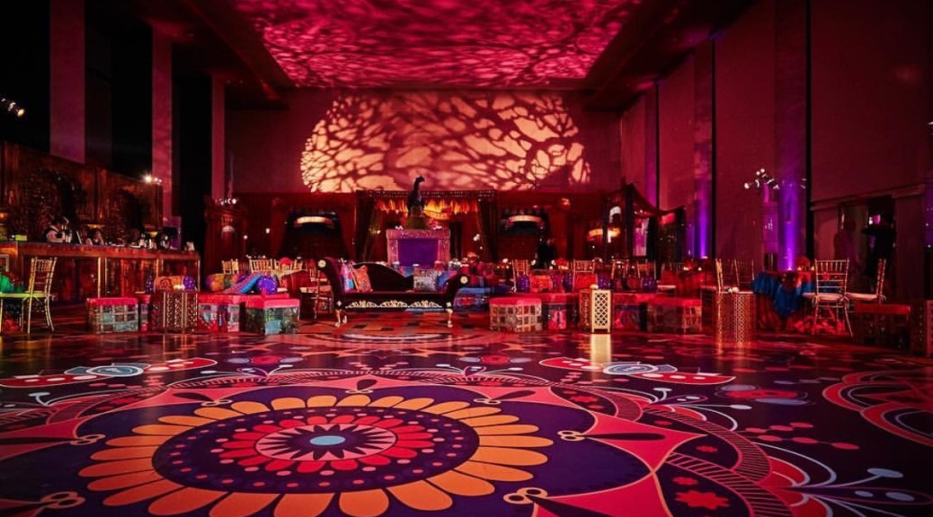 colorful dance floor wrap