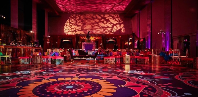 colorful dance floor wrap